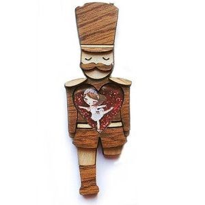 Nutcracker Soldier Inspired Brooch from Laliblue